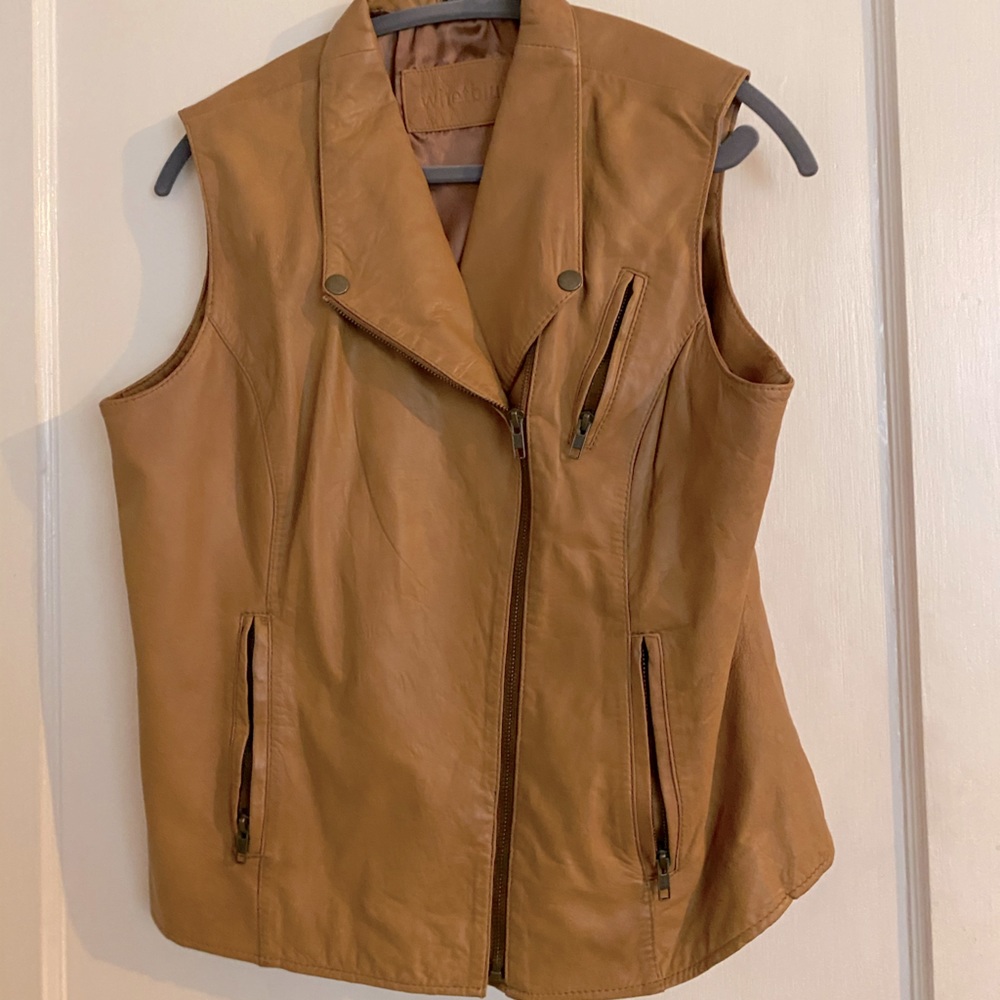 Luxury Leather vest Whet ably NEOT